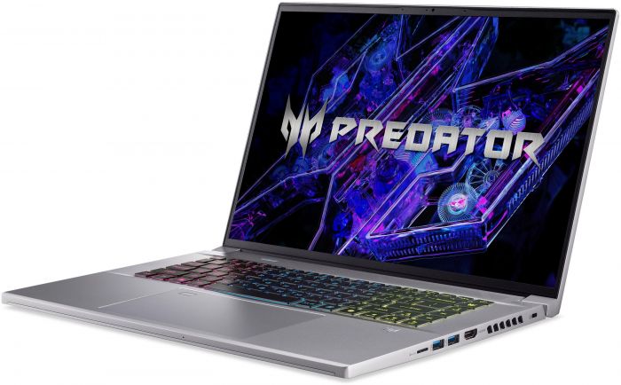 Ноутбук Acer Predator Triton Neo 16 PTN16-51 16" WQXGA, Intel U9-185H, 32GB, F1TB, NVD4060-8, Lin, сріблястий