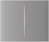 Кнопка центральна для двоклавішного вертикального вимикача Ajax CenterButton Vertical 2-gang for LightSwitch, Jeweler, бездротовий, fog