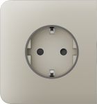 Бічна панель для вбудованої розетки Ajax SideCover for Outlet Basic, ivory