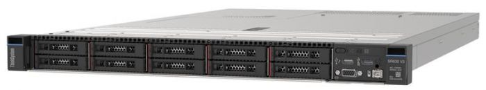 Сервер  Lenovo ThinkSystem SR630 V3, 2xIntel Xeon Gold 5415+ 8C 2.9-3.7GHz 150W, 4x32GB 1Rx4, 960GBx2 NVMe, 2x3.84TB SSD, 6x800GB SSD, ThinkSystem M.2 SATA/x4 NVMe 2-Bay Enablement Kit, 2x1100W, XCC Standard