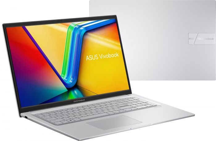 Ноутбук ASUS Vivobook 17 X1704ZA-AU144 17.3" FHD IPS, Intel i3-1215U, 8GB, F512GB, UMA, noOS, Сріблястий