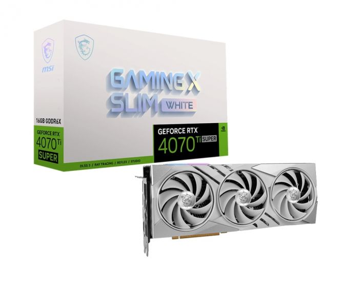 Відеокарта MSI GeForce RTX 4070 Ti SUPER 16GB GDDR6X GAMING X SLIM WHITE