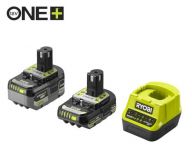Набір акумулятора та зарядного пристрою Ryobi RC18120-242X ONE+, 18В, 2А•год+4А•год, ЗП Lithium+ Набір акумулятора та зарядного пристрою Ryobi RC18120-242X ONE+, 18В, 2А•год+4А•год, ЗП Lithium+