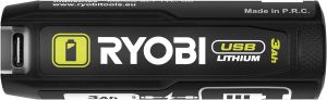 Акумулятор Ryobi RB4L30, USB Lithium, 4В, 3А•год Акумулятор Ryobi RB4L30, USB Lithium, 4В, 3А•год