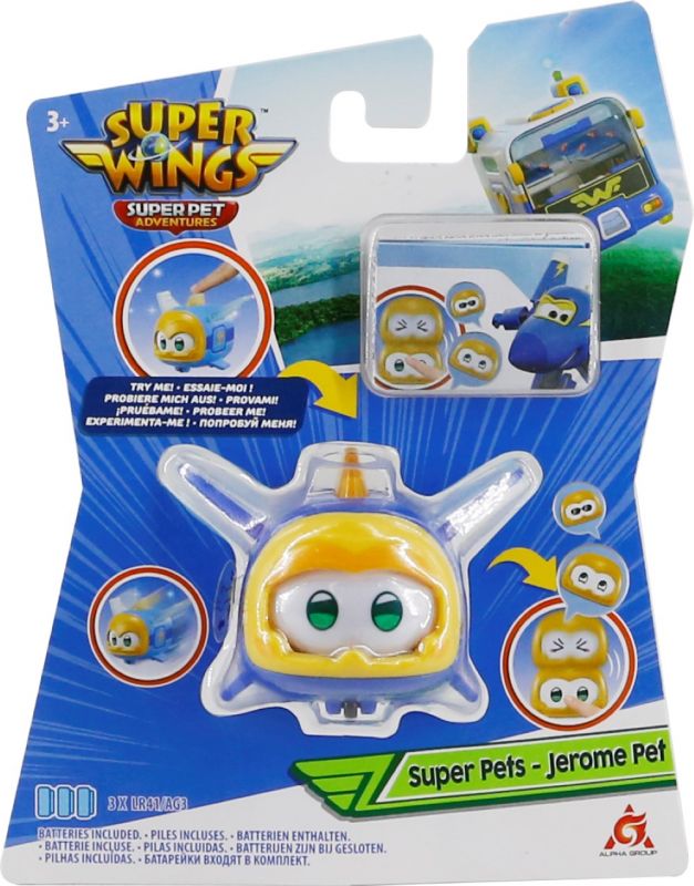 Ігрова фігурка Super Wings Super Pet Джером улюбленець (Jerome pet), світло