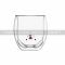 Набір чашок з подвійними стінками Ardesto Animals, 300мл, 2шт, боросилікатне скло, прозорий
