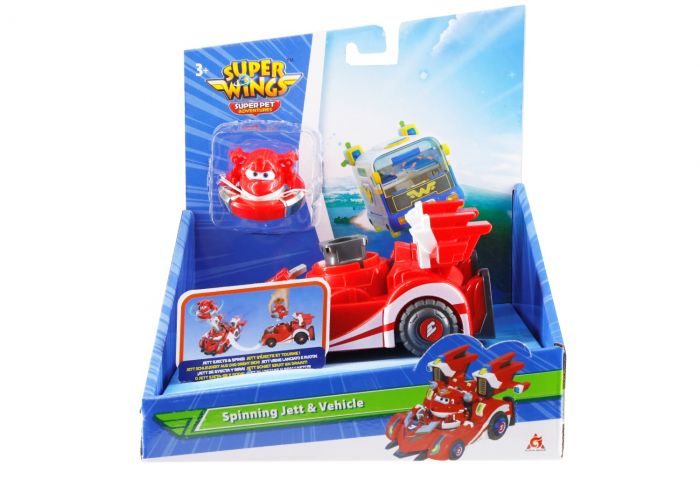 Ігровий набір Super Wings Spinning Vehicle Джетт (Jett)