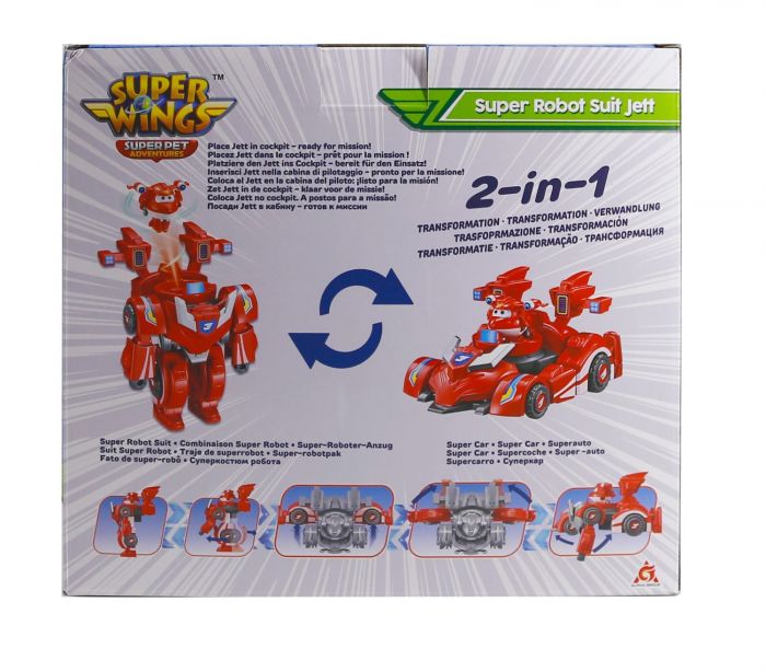 Ігровий набір Super Wings Super Robot Suit Джетт (Jett)