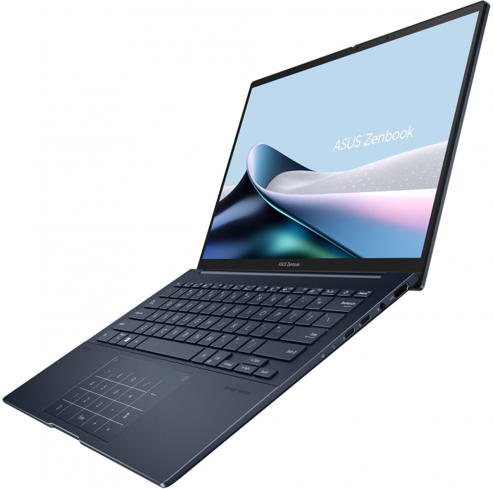 Ноутбук ASUS Zenbook 14 UX3405MA-PP301X 14" 3K OLED, Intel Ultra 9 185H, 32GB, F1TB, UMA, Win11P, Блакитний