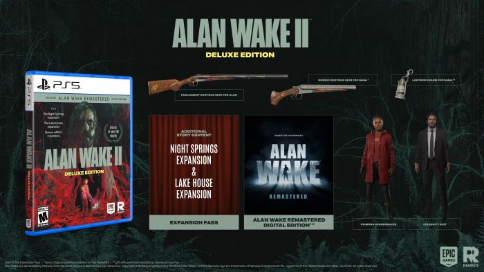 Гра консольна PS5 Alan Wake 2 Deluxe Edition, BD диск