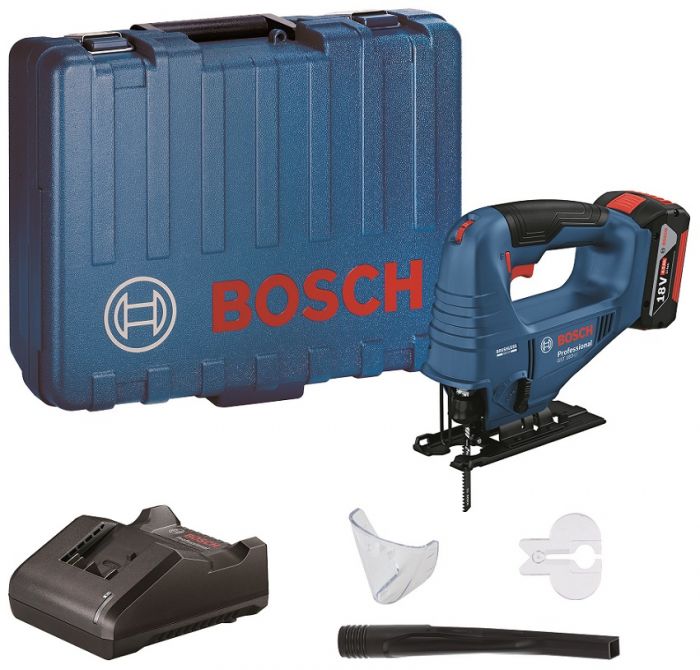Лобзик Bosch GST 183-LI акумуляторний безщітковий 18В 1х4А·год 0-3300об·хв хід 20мм 1.6кг кейс