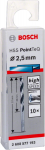 Свердло по металу Bosch HSS-PointTeQ, 2.5х30х57мм, 10шт