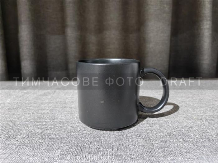 Чашка Ardesto Trento, 400мл, кераміка, чорний
