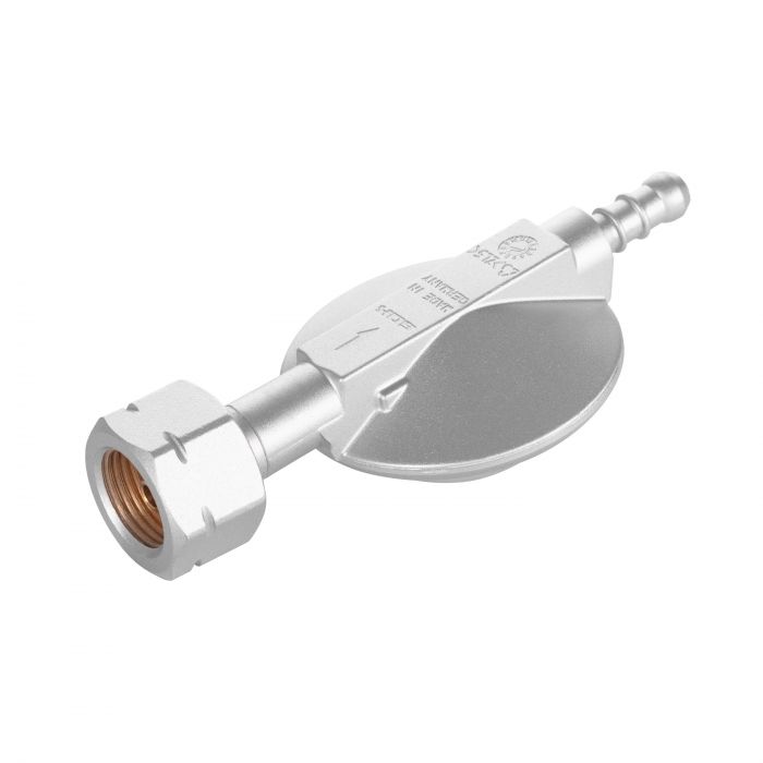 Комплект GOK підключення газового балону з вентилем Shell та KLF (редуктор 1шт, шланг 2м, хомут 2шт)