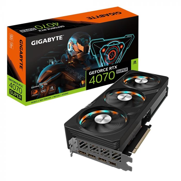 Відеокарта GIGABYTE GeForce RTX 4070 SUPER 12GB GDDR6X GAMING