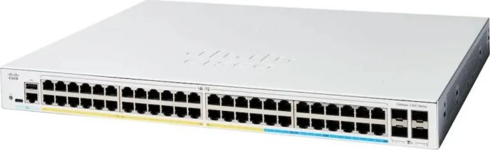Комутатор Cisco Catalyst 1300 48xGE, PoE, 4x10G SFP+