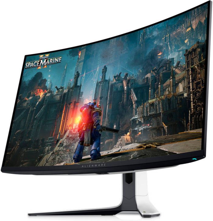 Монітор DELL 31.6" AW3225QF 2xHDMI, DP, USB, QD-OLED, 3840x2160, 240Hz, 0.03ms, DCI-P3 99%, CURVED, G-SYNC, FreeSync, Pivot, HDR TrueBlack 400