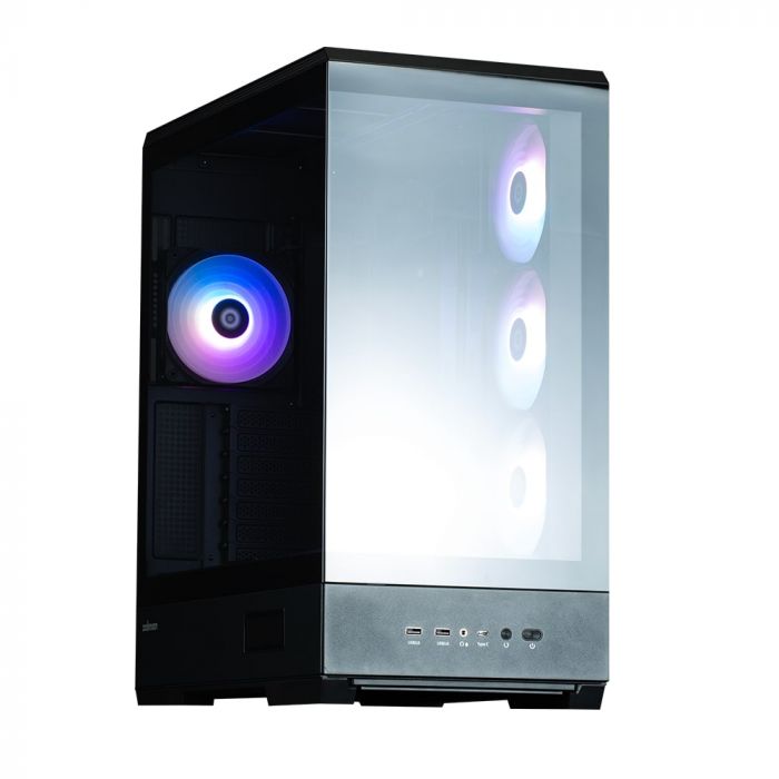 Корпус Zalman P50 DS без БЖ, 2xUSB3.0, 1xUSBType-C, 4x120мм ARGB, VGA 435мм, LCS ready, TG Side Panel, ATX, чорний