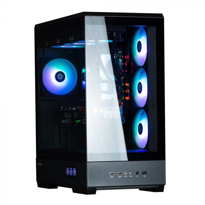 Корпус Zalman P50 DS без БЖ, 2xUSB3.0, 1xUSBType-C, 4x120мм ARGB, VGA 435мм, LCS ready, TG Side Panel, ATX, чорний