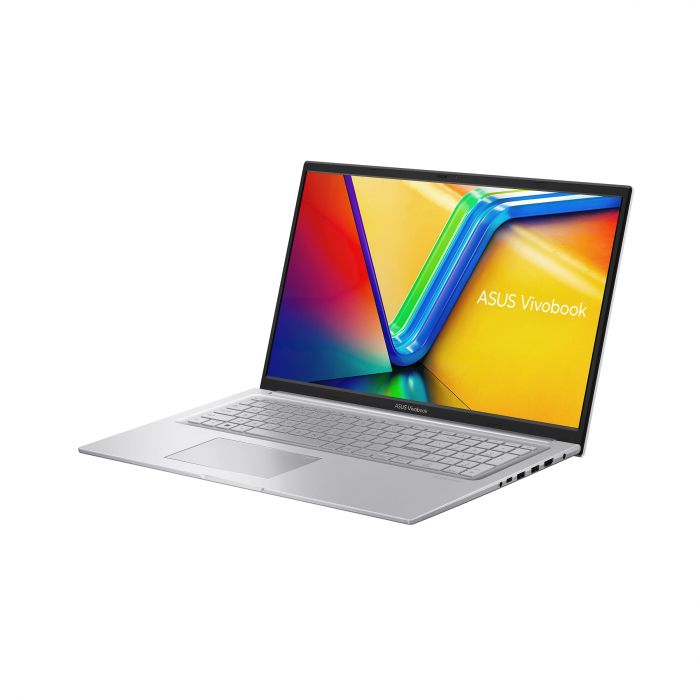 Ноутбук ASUS Vivobook 17 X1704ZA-AU386 17.3" FHD IPS, Intel i5-1235U, 8GB, F512GB, UMA, NoOS, Сріблястий