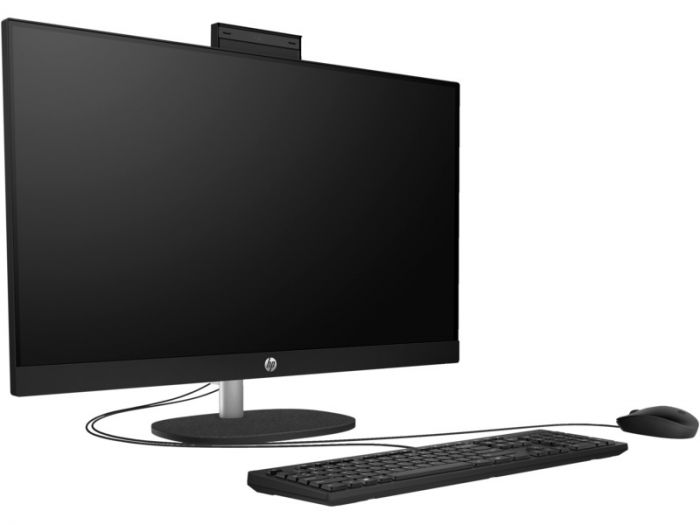 Комп'ютер персональний моноблок HP All-in-One 27" FHD IPS AG, AMD R3-7320U, 8GB, F512GB, UMA, WiFi, кл+м, DOS, чорний