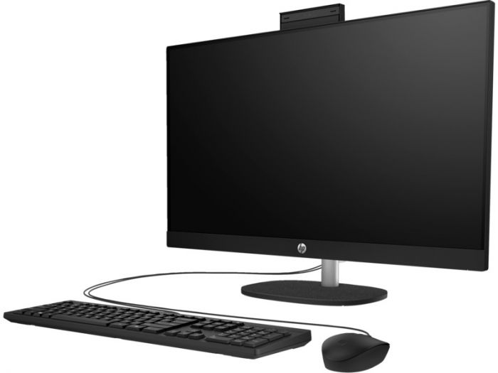 Комп'ютер персональний моноблок HP All-in-One 27" FHD IPS AG, Intel i3-1315U, 8GB, F512GB, UMA, WiFi, кл+м, DOS, чорний