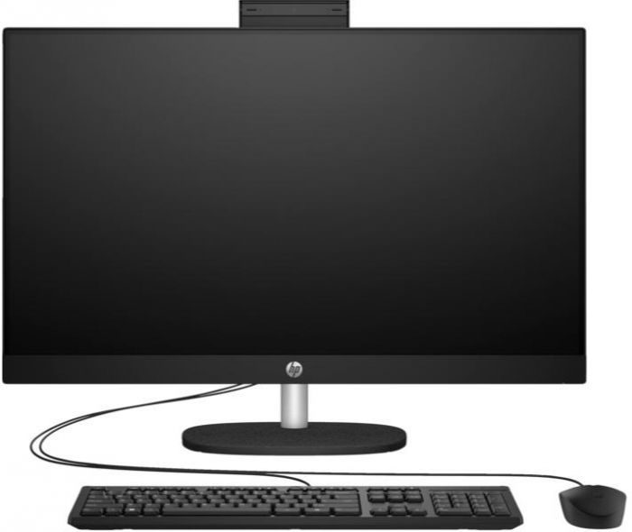 Комп'ютер персональний моноблок HP All-in-One 27" FHD IPS AG, Intel i3-1315U, 8GB, F512GB, UMA, WiFi, кл+м, DOS, чорний