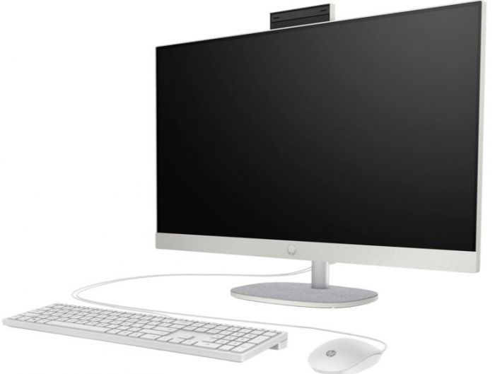 Комп'ютер персональний моноблок HP All-in-One 27" FHD IPS AG, AMD R7-7730U, 16GB, F512GB, UMA, WiFi, кл+м, DOS, білий