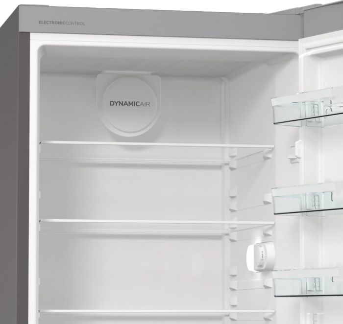 Холодильна камера Gorenje, 185x60х66, 398л, А+, електронне упр, зона св-ті, сірий