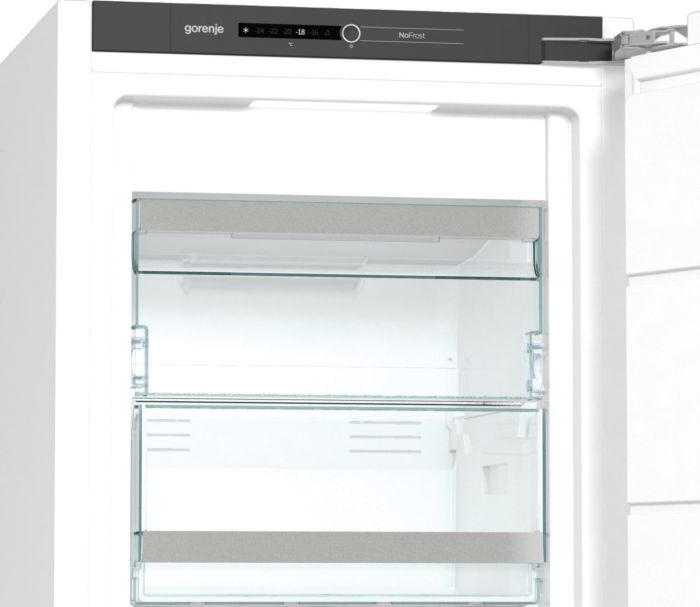 Морозильна камера Gorenje вбудована, 177x56х56, 212л, А++, NF, диспл внутр., білий