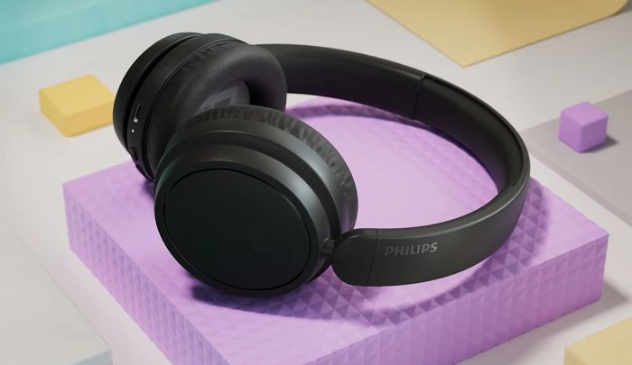 Навушники Over-ear Philips TAH5209 BT 5.3, SBC, Wireless, Mic, Чорний