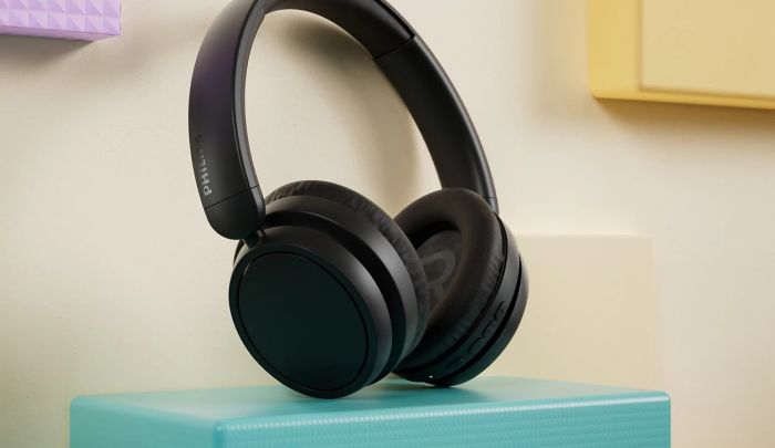 Навушники Over-ear Philips TAH5209 BT 5.3, SBC, Wireless, Mic, Чорний