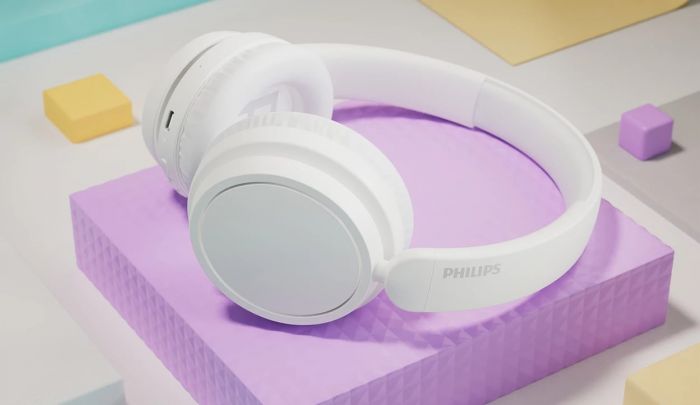 Навушники Over-ear Philips TAH5209 BT 5.3, SBC, Wireless, Mic, Білий