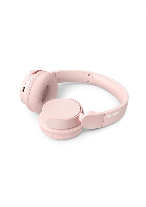 Навушники On-ear Philips TAH4209 BT 5.3, Wireless, Mic, Рожевий