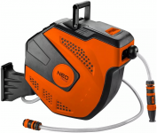 Котушка зі шлангом Neo Tools автоматична 20м+2м шланга 1/2" Котушка зі шлангом Neo Tools автоматична 20м+2м шланга 1/2"