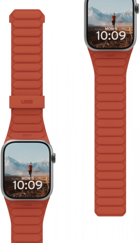 Ремінець UAG для Apple Watch Ultra 2/Ultra-49-45-44-42mm, Pathfinder, Olive/Rust