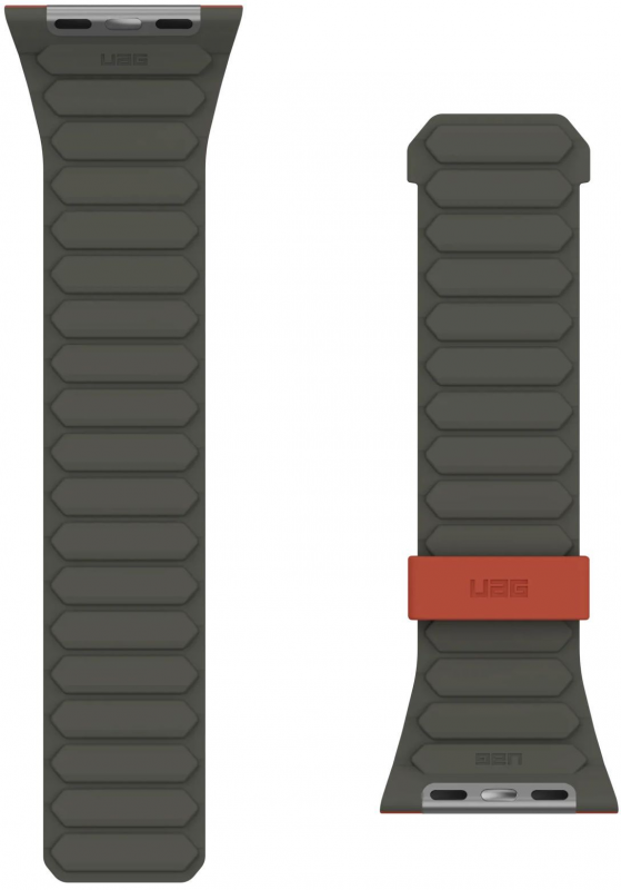 Ремінець UAG для Apple Watch Ultra 2/Ultra-49-45-44-42mm, Pathfinder, Olive/Rust