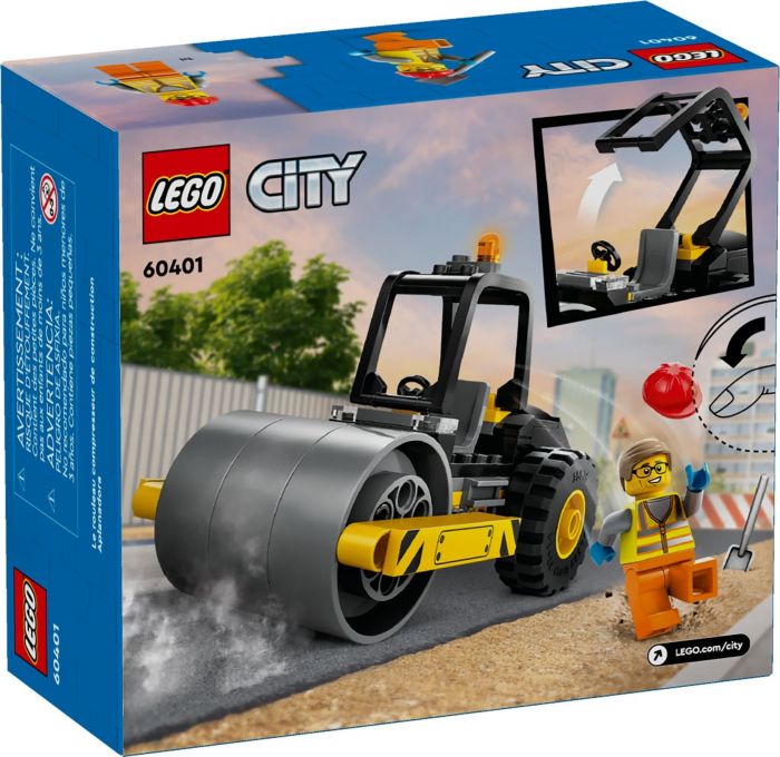 Конструктор LEGO City Будівельний паровий каток