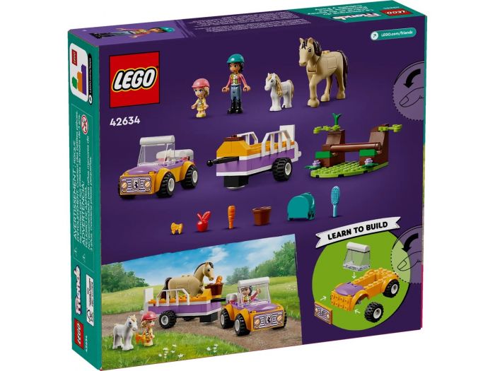 Конструктор LEGO Friends Причіп для коня й поні