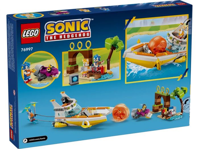 Конструктор LEGO Sonic the Hedgehog Човен із «Пригод Тейлза»