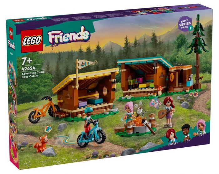 Конструктор LEGO Friends Затишні хатинки у пригодницькому таборі