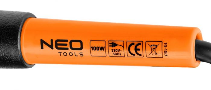 Паяльник електричний Neo Tools  100Вт 500°C нікельована мідь