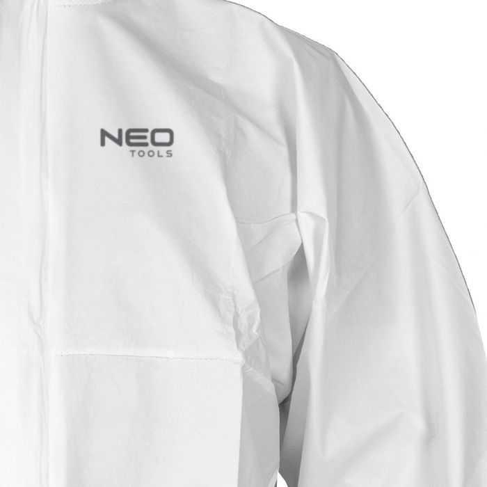 Костюм захисний Neo Tools, матеріал поліпропілен, щільність  65 г/м2, розмір XL, білий