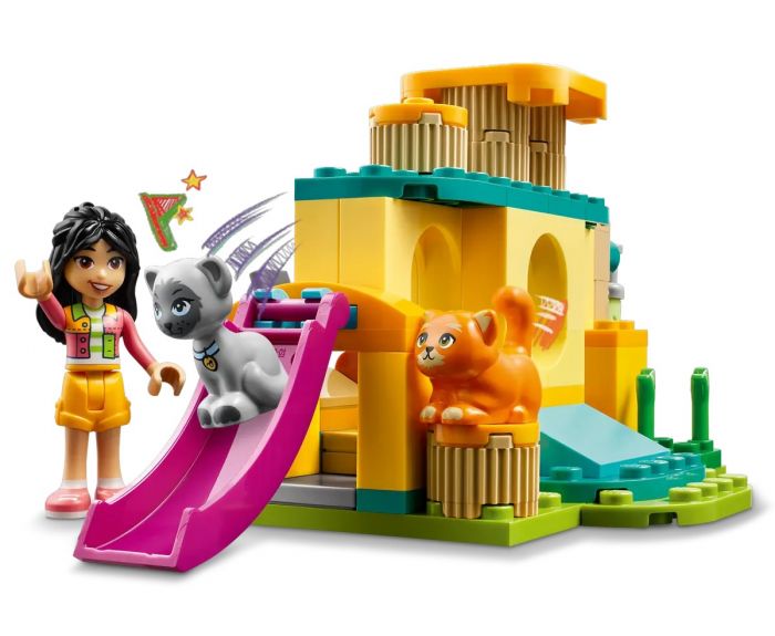 Конструктор LEGO Friends Пригоди на котячому ігровому майданчику