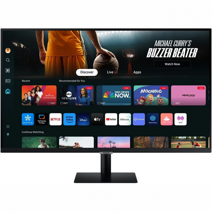 Монітор Samsung 32"S32DM702 HDMI, USB, Bluetooth, VA, 3840x2160, 4ms