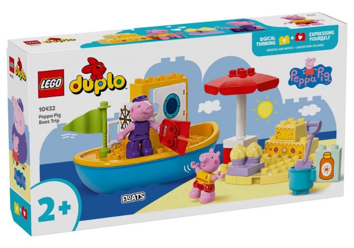 Конструктор LEGO DUPLO Peppa Pig Морська прогулянка Пеппи на човні