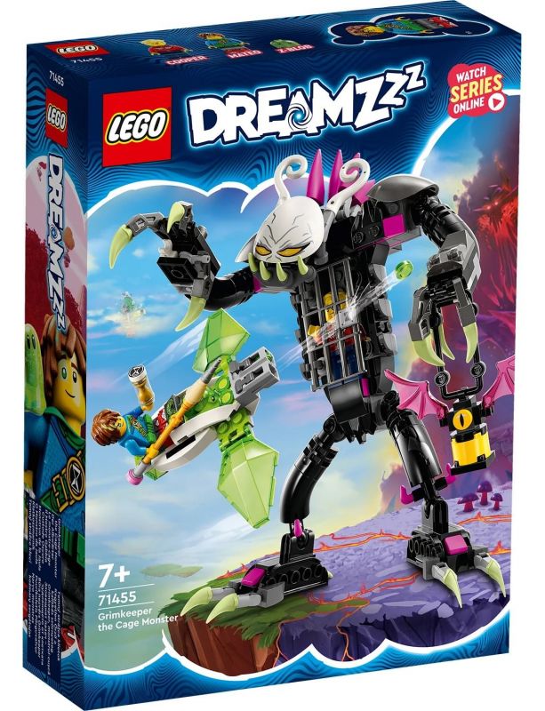 Конструктор LEGO DREAMZzz™ Грімкіпер — монстр з кліткою