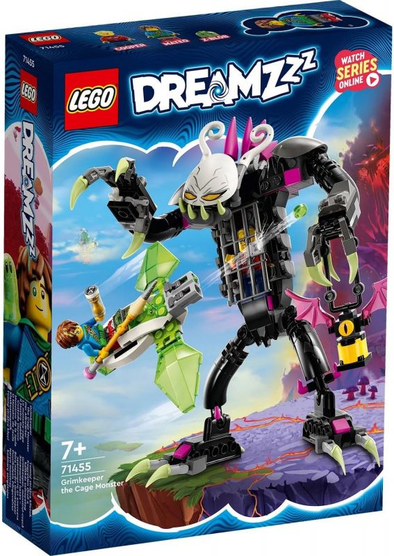 Конструктор LEGO DREAMZzz™ Грімкіпер — монстр з кліткою