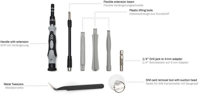 Набір викруток DIGITUS Precision Screwdriver Set 115