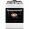 Плита Electrolux комбінована 3 газ + 1 електро, 57л, 60x60см, конвекція, білий